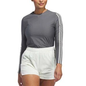 NWT adidas Women's S Ultimate365 TWISTKNIT Grey Long Sleeve T- Shirt Running